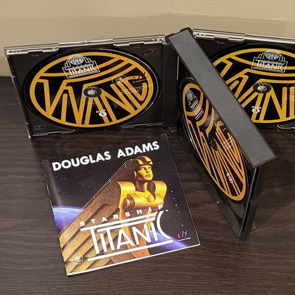 Vintage PC CD Interactive Computer Video Game Douglas Adams Starship Titanic - Picture 3 of 5